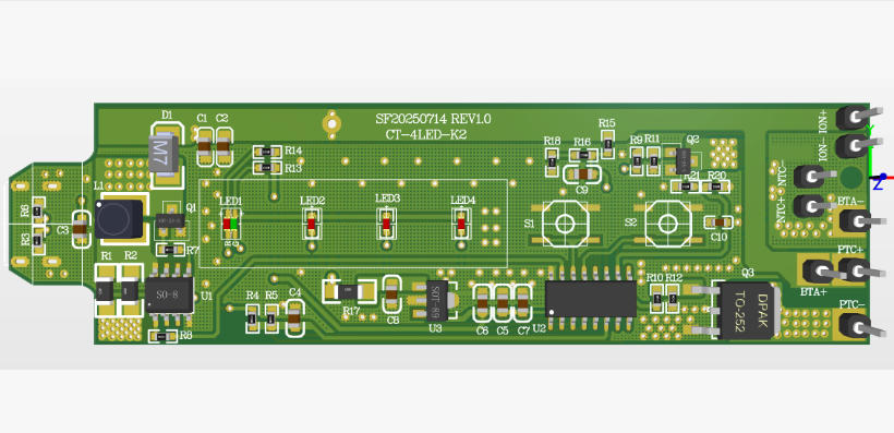 無線直發(fā)梳方案，直卷兩用小巧便攜